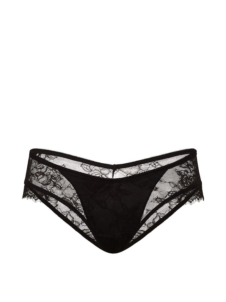 Nanesite Cheeky čipkaste gaćice. Proizvod je crne boje i dolazi iz kolekcije Very Sexy.