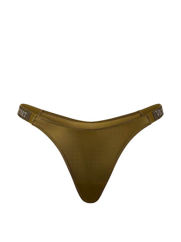 Tange s sjajnim naramenicama za sjaj. Proizvod je zelene boje i dolazi iz kolekcije Very Sexy.