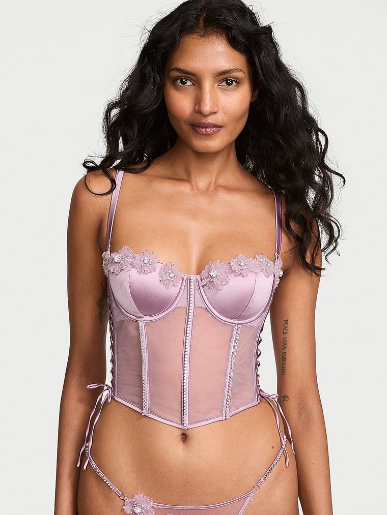 Dream Angels Atelier Victoria's Secret Ethereal ukrašeni korzetni top