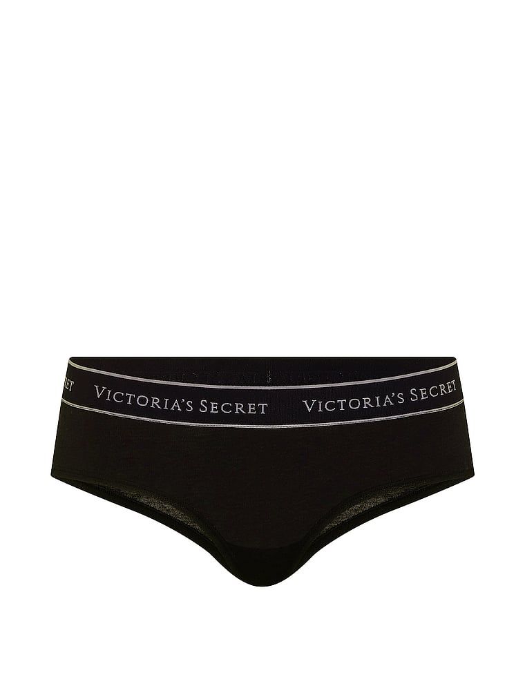 Pamučne gaćice s Cheeky logom u struku. Proizvod je crne boje i dolazi iz kolekcije Cotton.