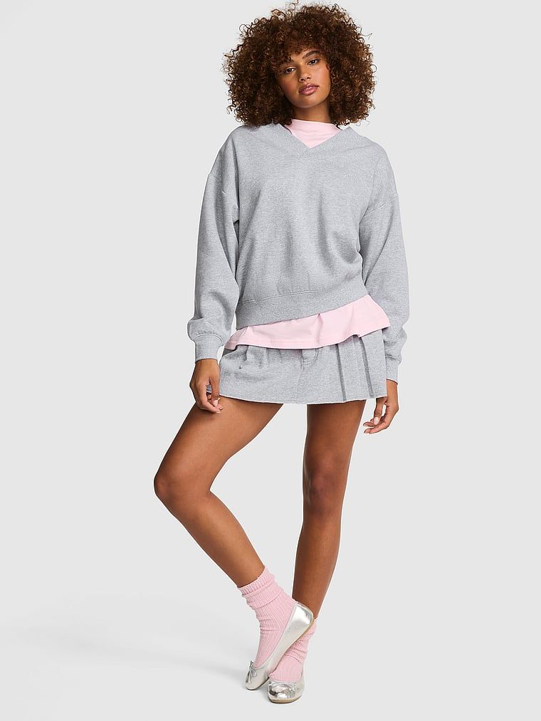 Dukserica Campus Fleece s V-izrezom