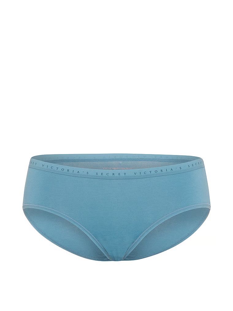 Hiphugger pamučne gaćice. Proizvod je plave boje i dolazi iz Victoria's Secret kolekcije.