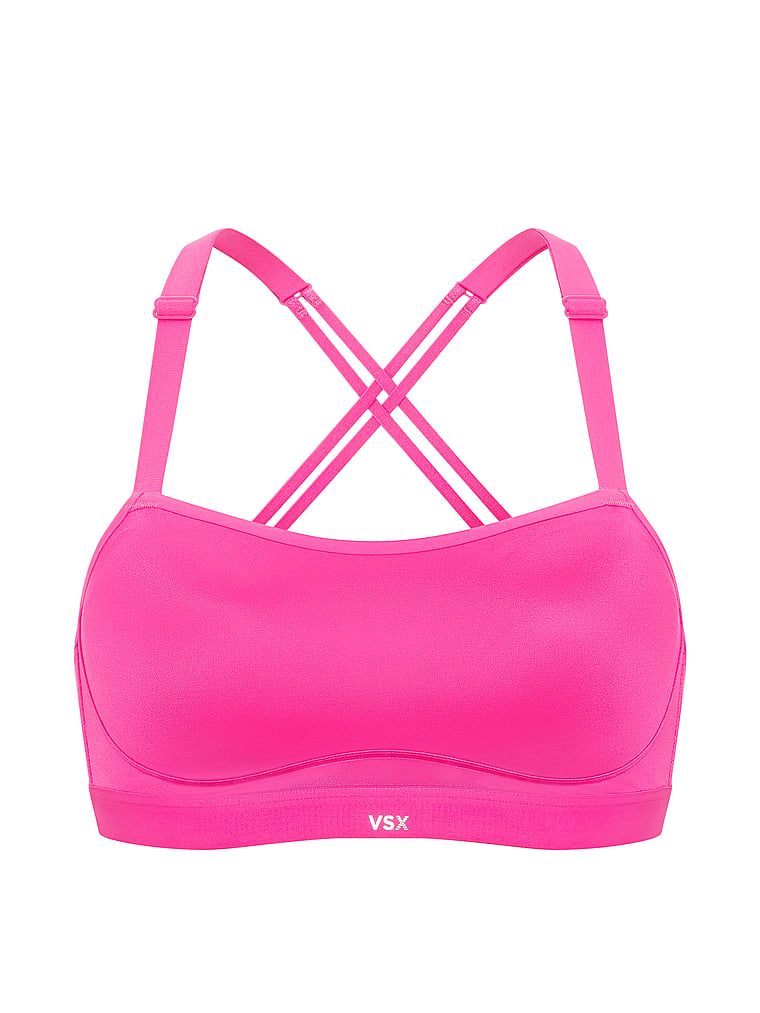 VSX Angel GlossyTech sportski grudnjak. Proizvod je ružičaste boje i dolazi iz VSX kolekcije.