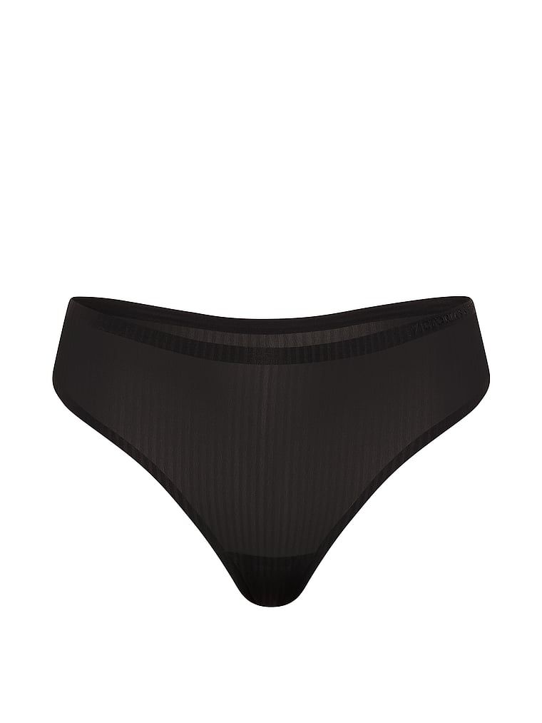 Stringi Flex Shadow Stripe. Proizvod je crne boje i dolazi iz kolekcije Body by Victoria.