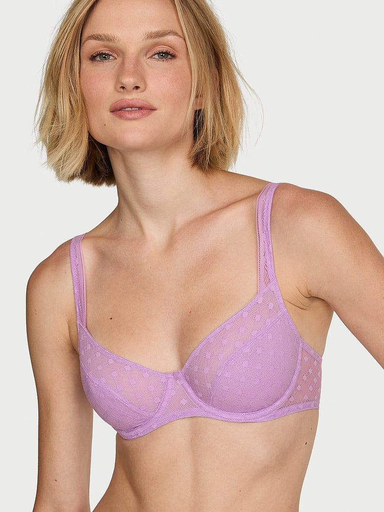 Lacie Nepodstavljeni balkonet grudnjak Dot Geo Lace