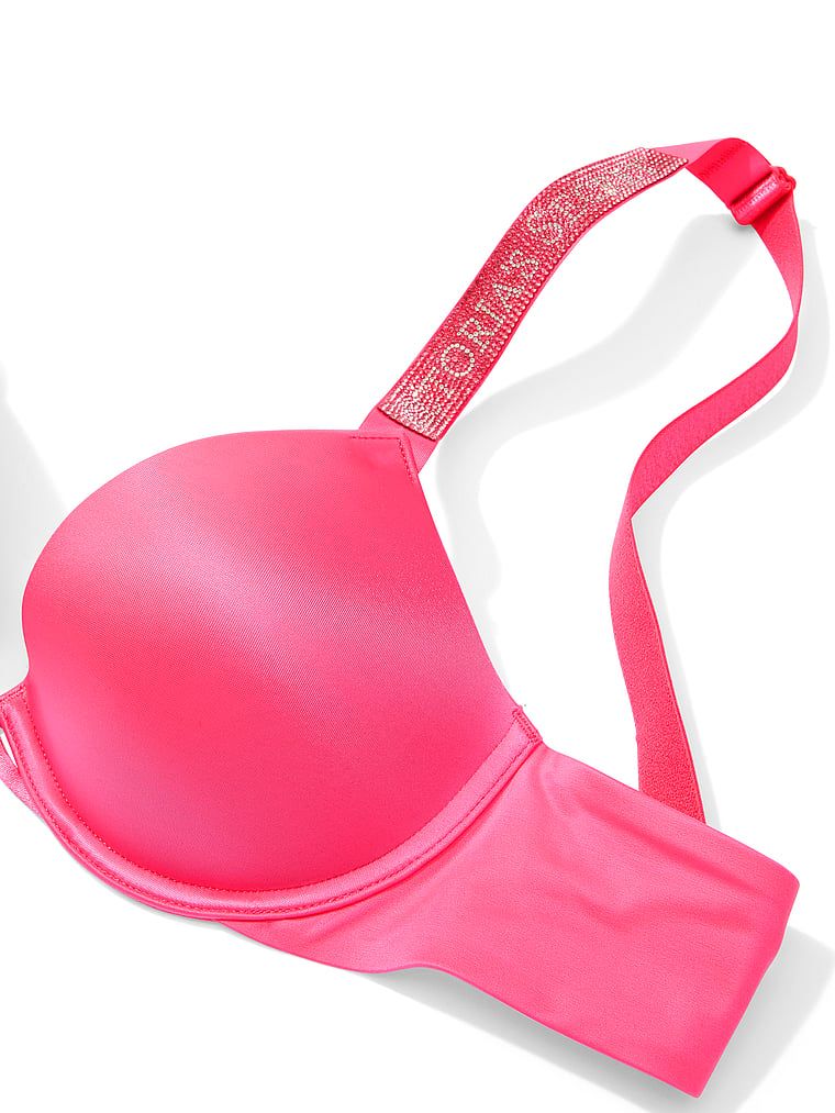 Push-up grudnjak bez žice So Obsessed Shine naramenica. Proizvod je ružičaste boje i dolazi iz kolekcije Very Sexy.