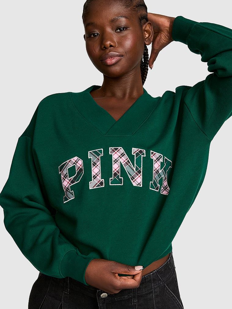 Dukserica Campus Fleece s V-izrezom