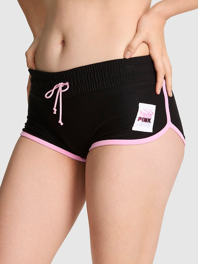 PINK Pamučne gaćice bokserice od mekane flis tkanine