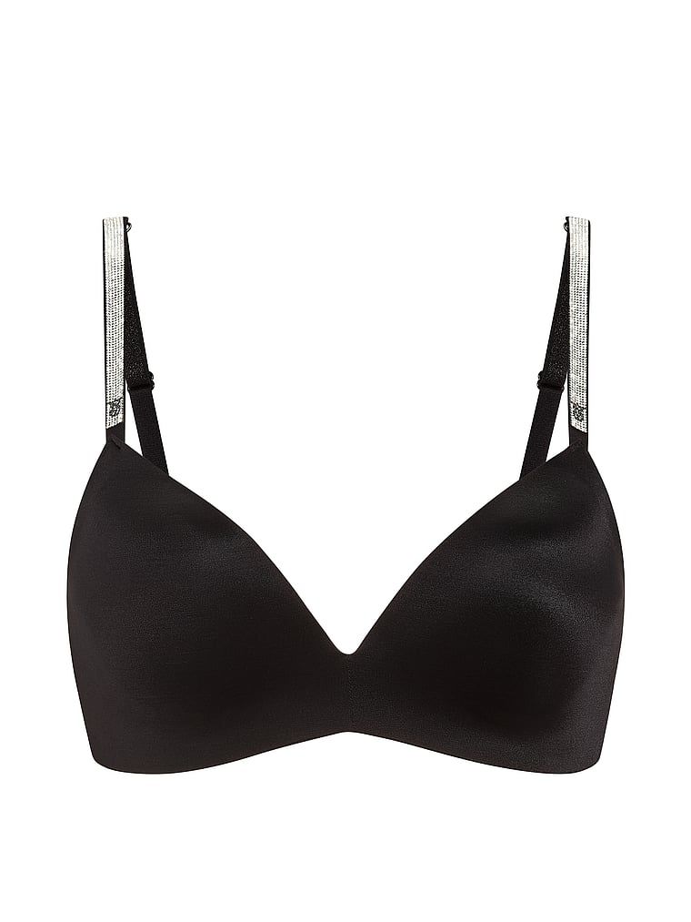 Push-up grudnjak bez žice So Obsessed Shine naramenica. Proizvod je crne boje i dolazi iz kolekcije Very Sexy.