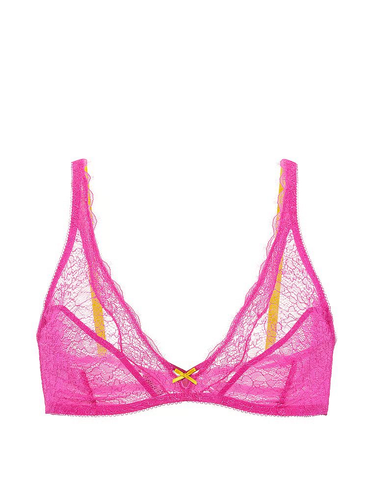 Čipkasti bralet bez žica Tease. Proizvod je ružičaste boje i dolazi iz Victoria's Secret kolekcije.