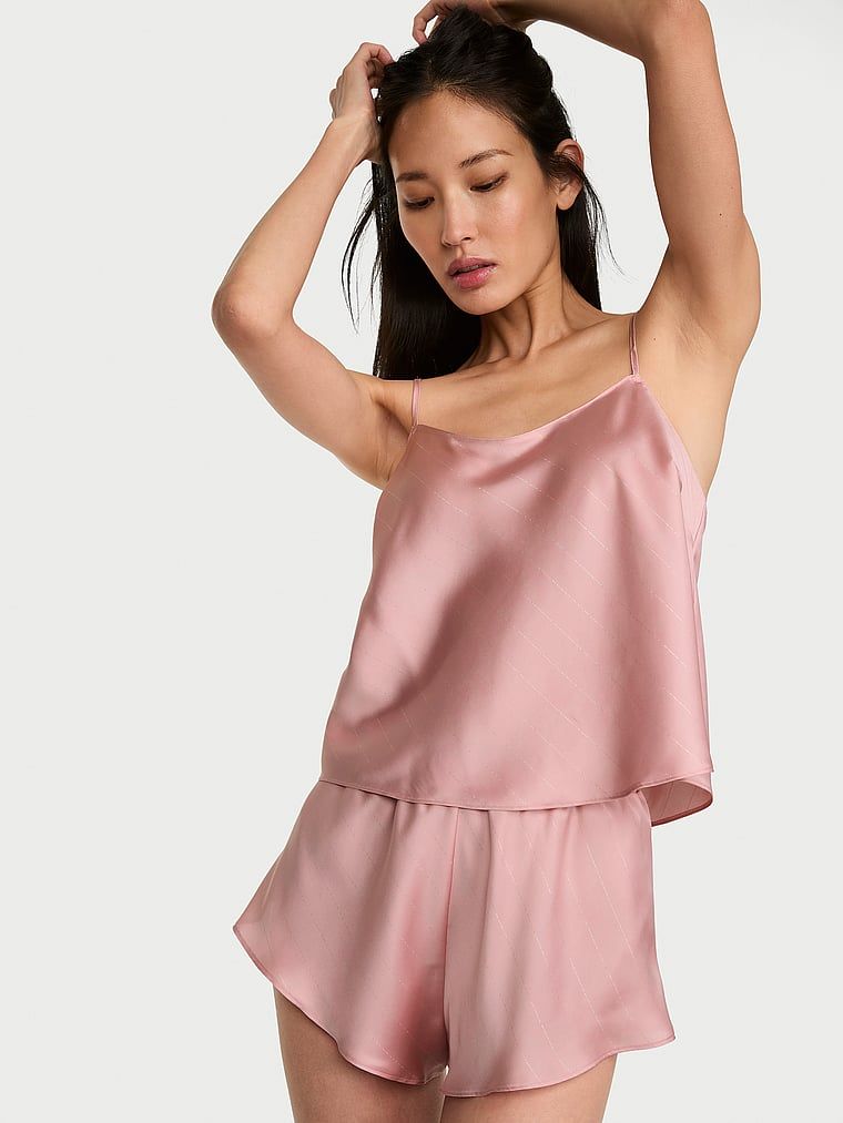 Victoria's Secret Satenski komplet s otvorenim leđima