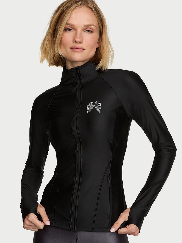 VSX GlossyTech majica s patentnim zatvaračem. Proizvod je crne boje i dolazi iz VSX kolekcije.