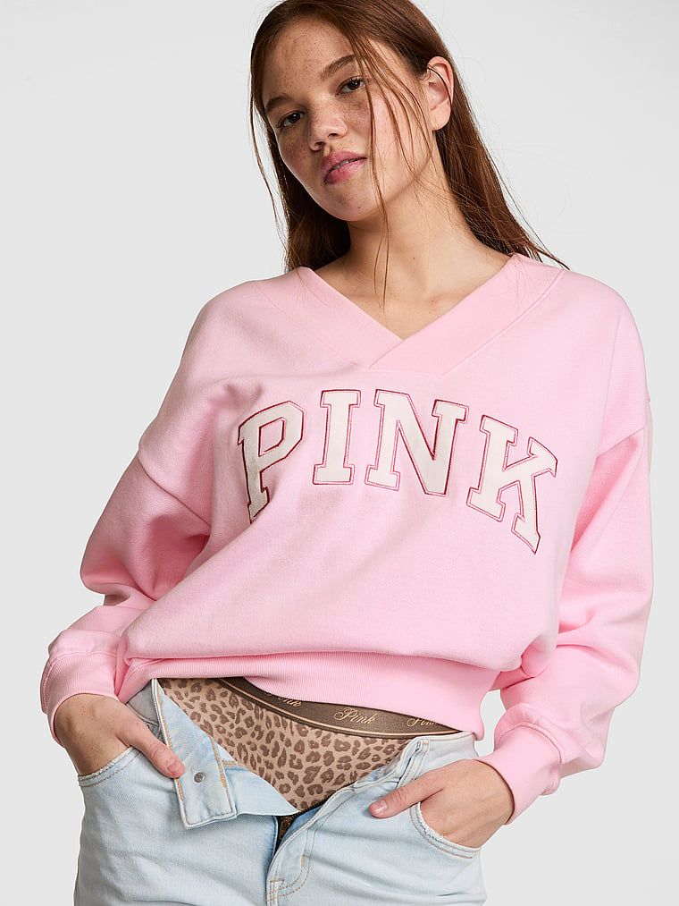 Dukserica Campus Fleece s V-izrezom