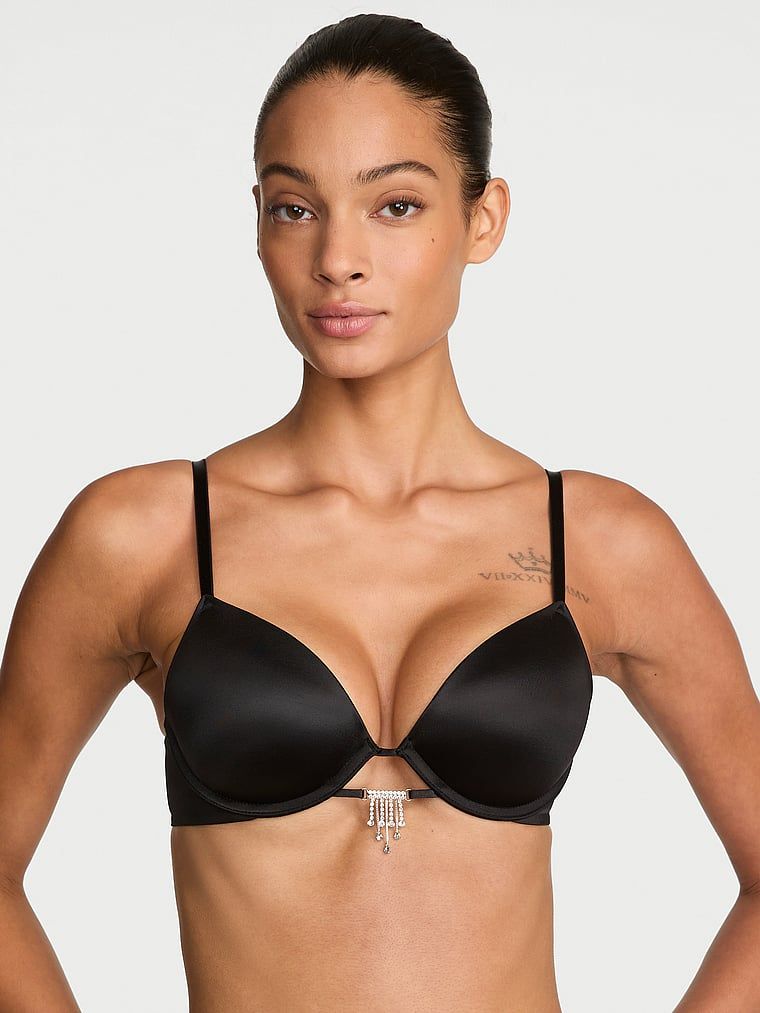 Push-up grudnjak s Angel Shine krilima. Proizvod je crn i dolazi iz kolekcije Very Sexy.