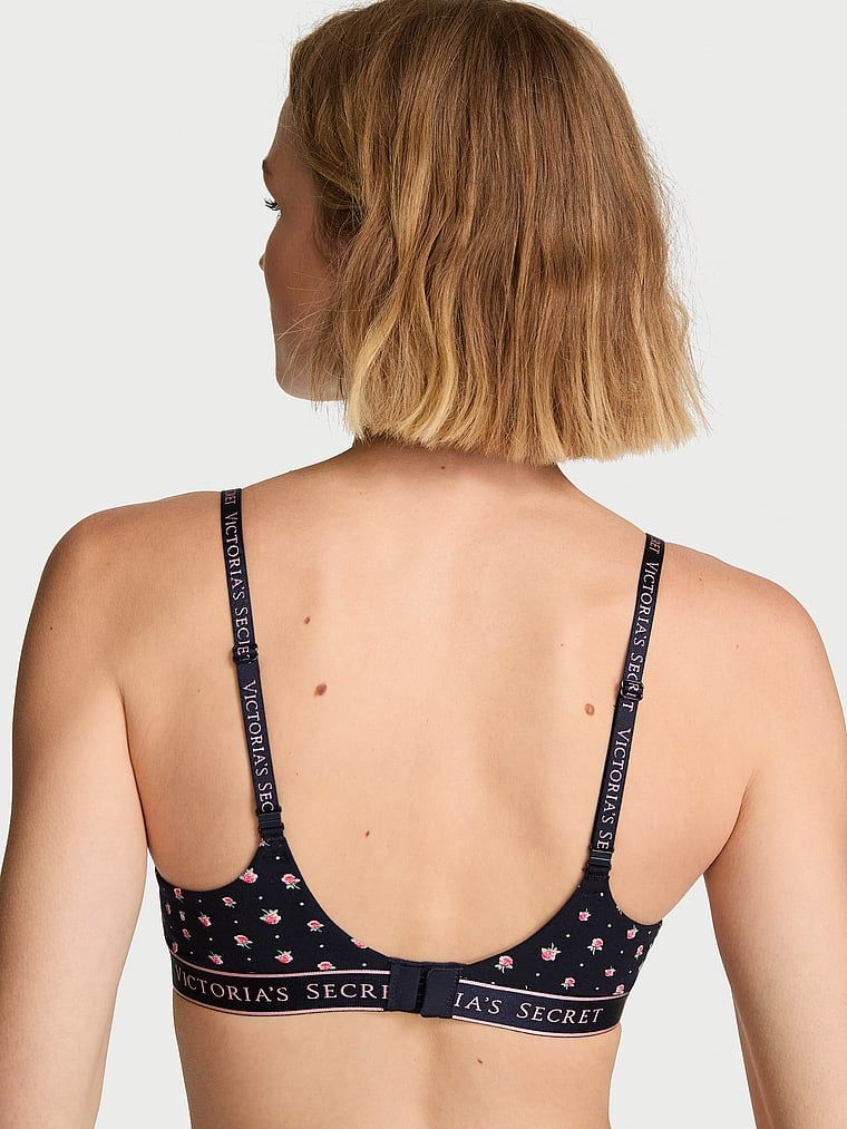 Push-up pamučni grudnjak Perfect Shape. Proizvod je cvjetne boje i dolazi iz kolekcije majica.