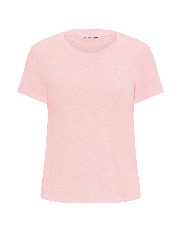 Mix & Match pamučna majica za spavanje. Proizvod je ružičaste boje i dolazi iz Victoria's Secret kolekcije.