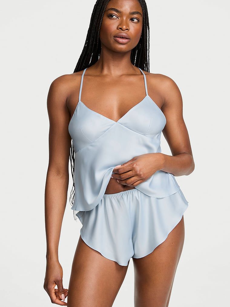 Victoria's Secret Satenski komplet s otvorenim leđima