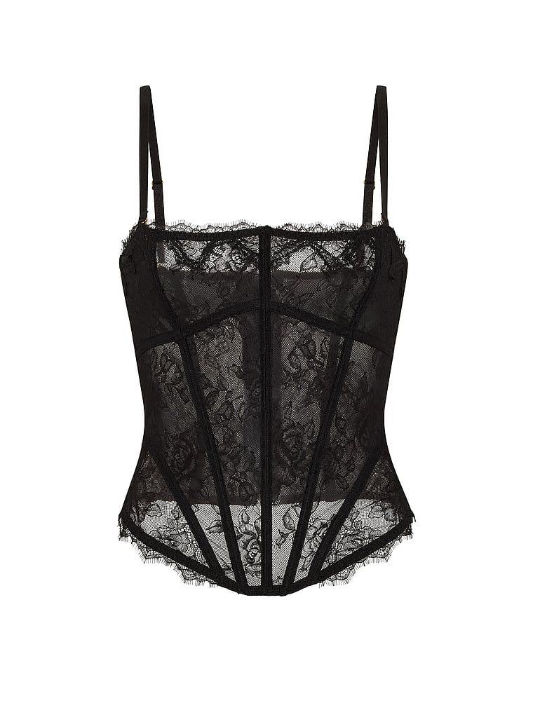 Gornji dio korzeta Rose Lace. Proizvod je crn i dolazi iz kolekcije Very Sexy.