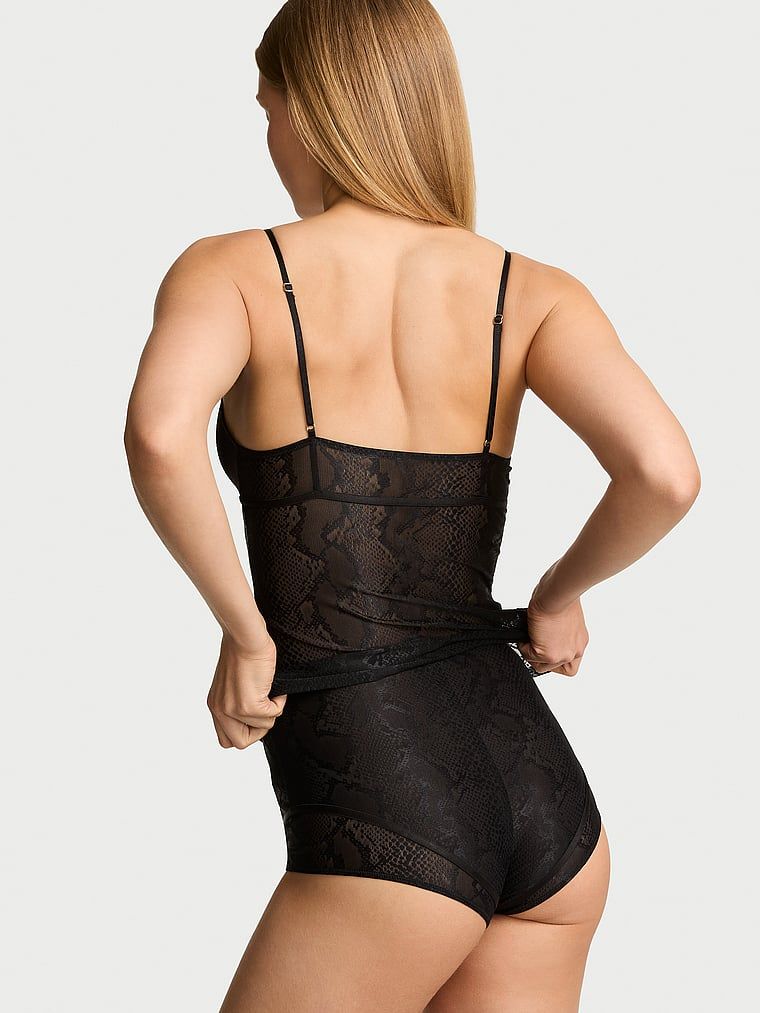 Set za spavanje - Viper majica i kratke hlače. Proizvod je crn i dolazi iz kolekcije Very Sexy.