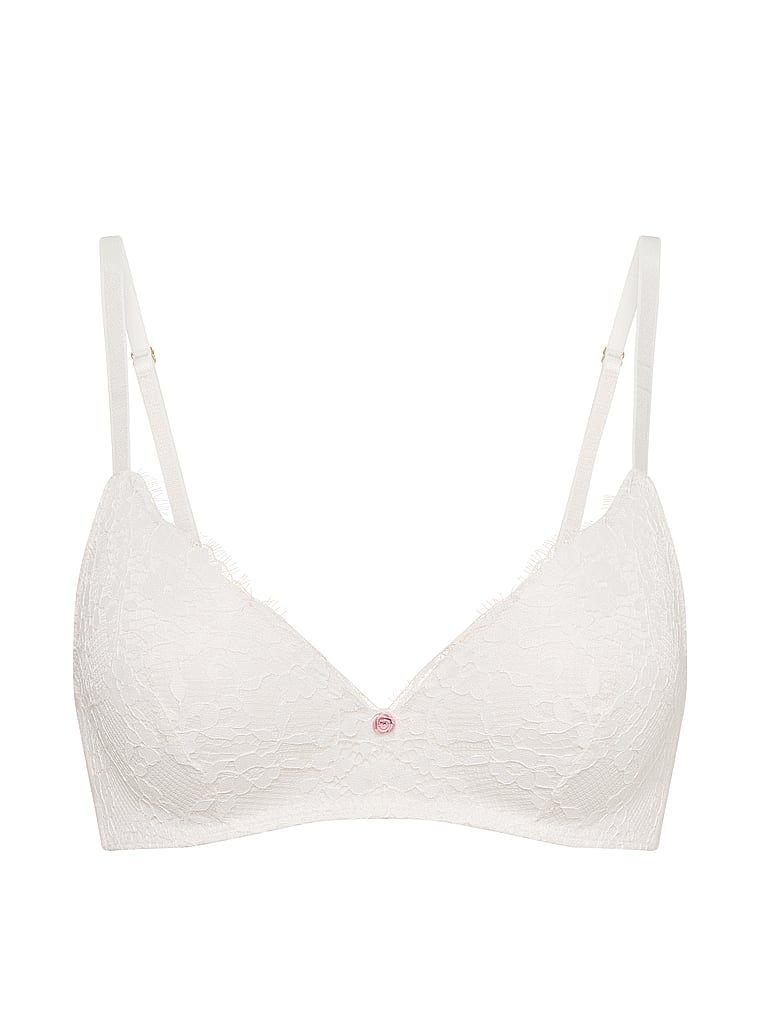 Čipkasti push-up grudnjak bez žica. Proizvod je bijele boje i dolazi iz kolekcije Dream Angels.