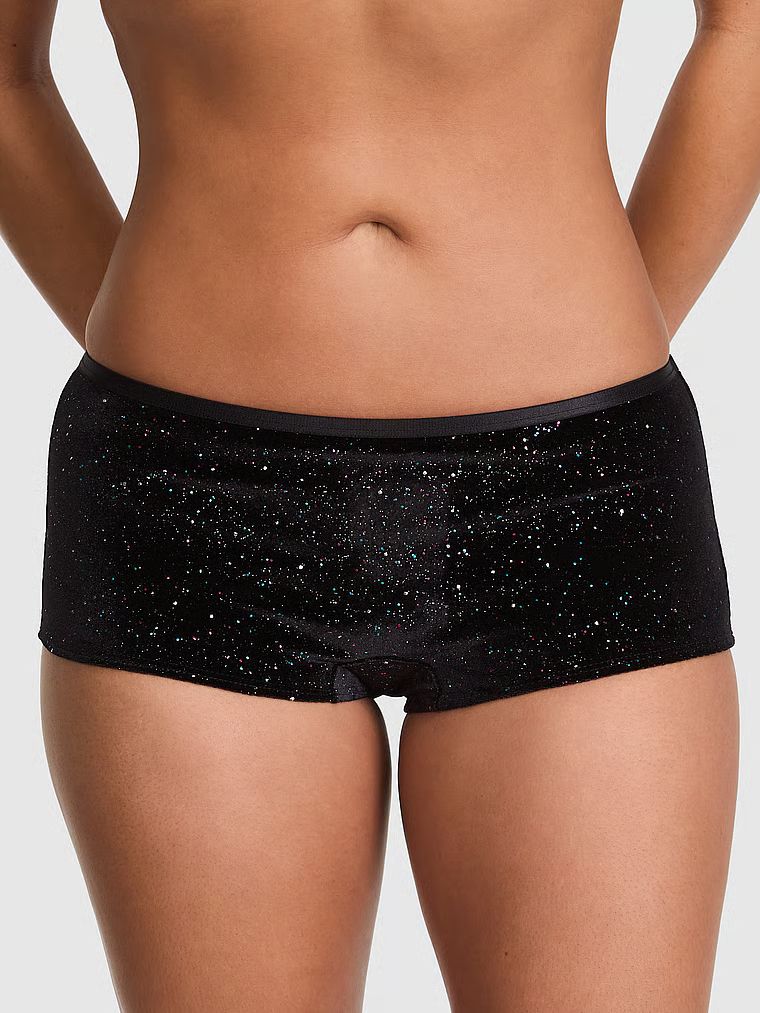 PINK Plišane boyshort gaćice Plush Touch