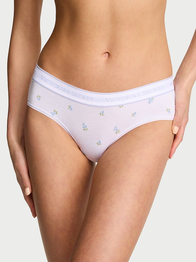 Cotton Pamučne gaćice Hiphugger s logotipom i vezom