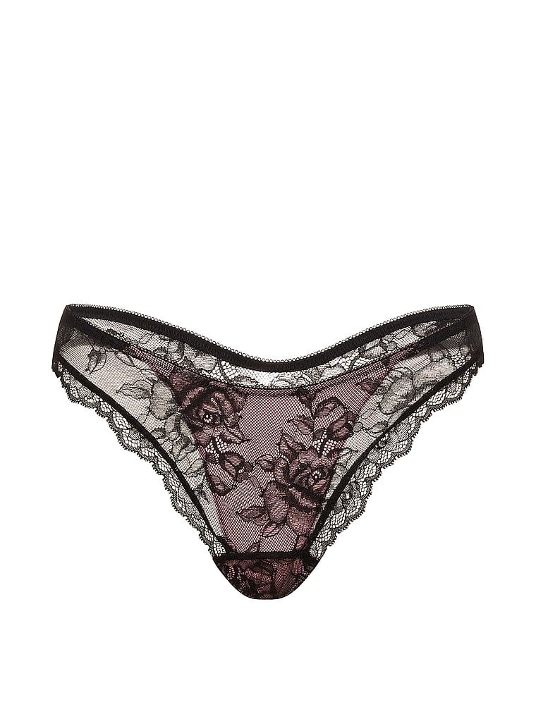 Čipkasti preklop tanga. Proizvod je ružičaste boje i dolazi iz kolekcije Very Sexy.