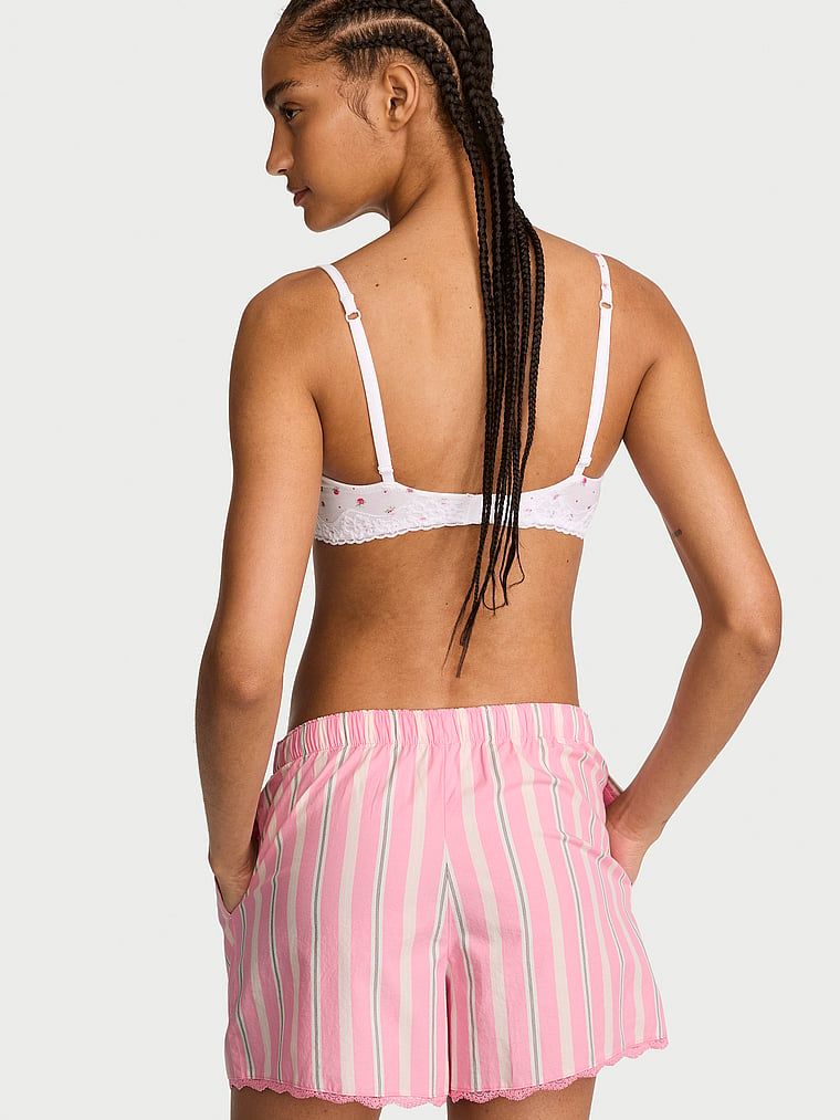 Mix & Match Heritage pamučne pidžama kratke hlače. Proizvod ima uzorkovane boje i dolazi iz Victoria's Secret kolekcije.