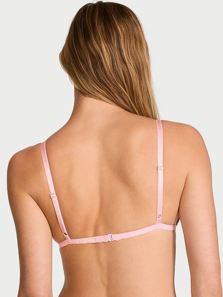 Čipkasti bralet bez podstave. Proizvod je ružičaste boje i dolazi iz Victoria's Secret kolekcije.