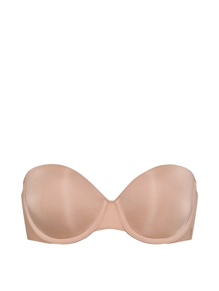 Uplift grudnjak bez naramenica za push-up. Proizvod je bež boje i dolazi iz kolekcije Invisible by Victoria's Secret.