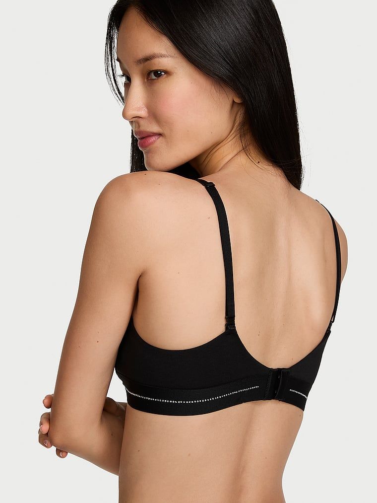 Perfect Shape Signature Shine push-up pamučni grudnjak. Proizvod je crn i dolazi iz kolekcije majica.