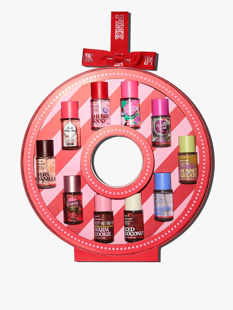 PINK Beauty Poklon set od 10 mini sprejeva za tijelo