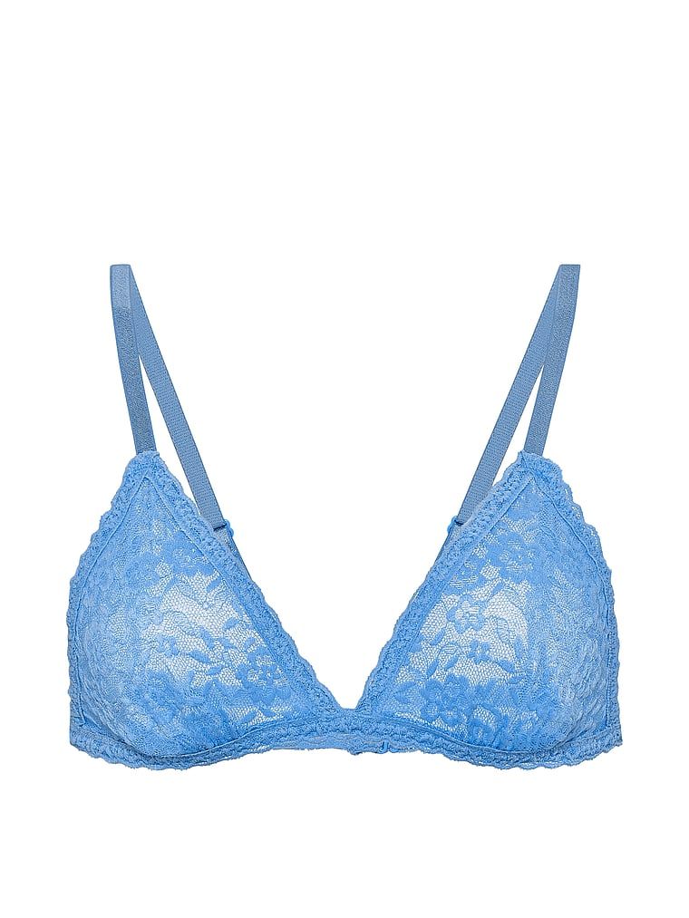 Čipkasti bralet bez podstave. Proizvod je plave boje i dolazi iz Victoria's Secret kolekcije.