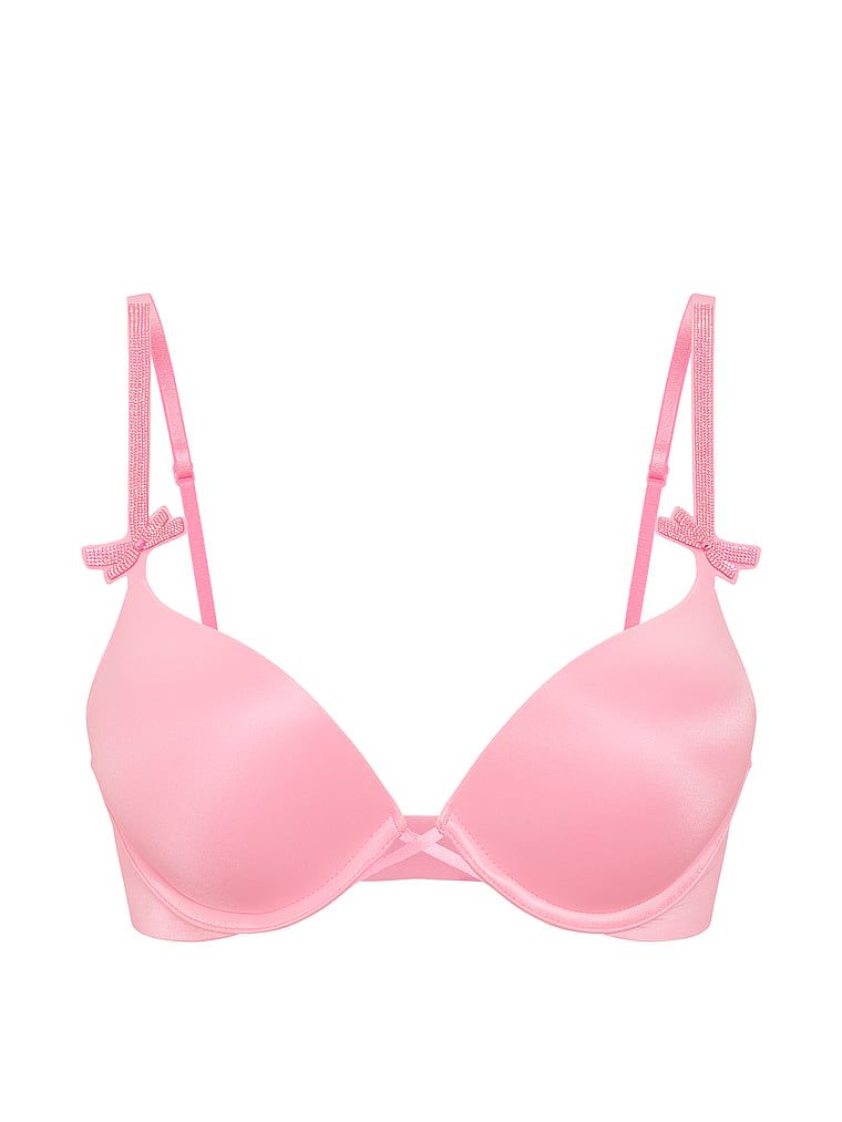 Push-up Enternging Bra 2 Size Bombshell Shine Bow. Proizvod je ružičaste boje i dolazi iz kolekcije Very Sexy.