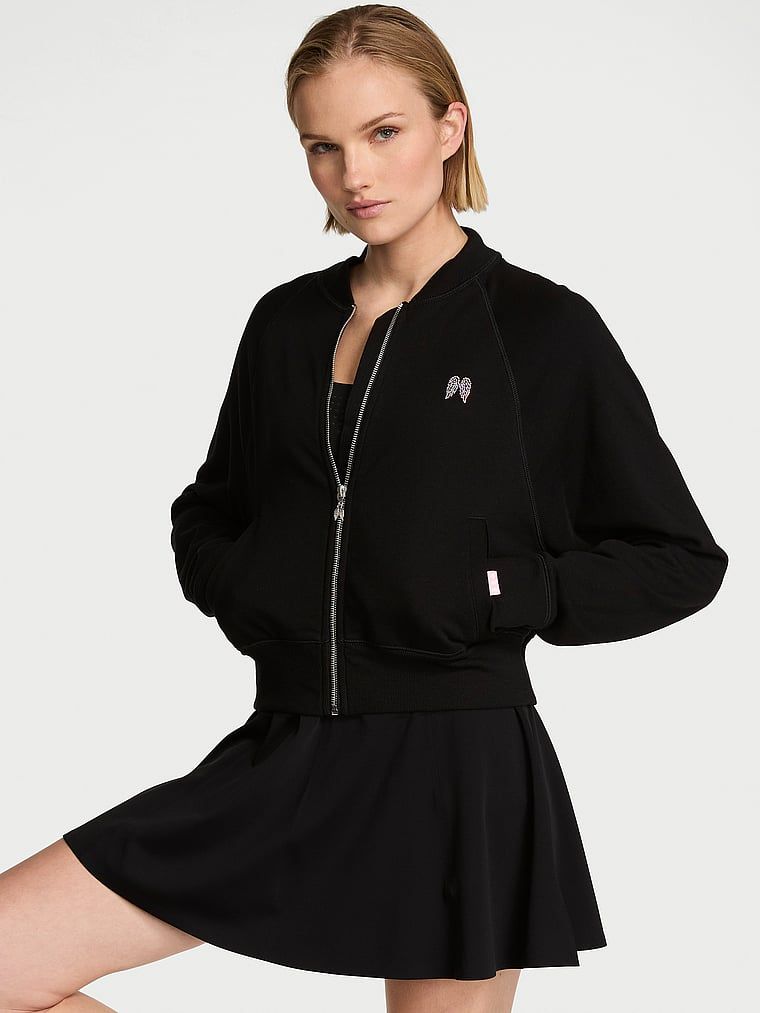 Angel Essentials Bomber jakna od frotira za slobodno vrijeme