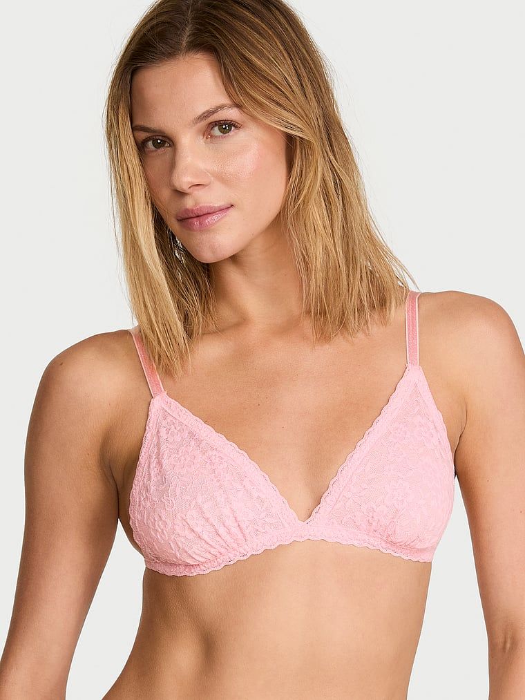 Victoria's Secret Čipkasti nepodstavljeni trokutasti bralette grudnjak