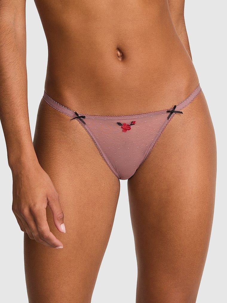 Bikini gaćice s tankim trakicama PINK Wink