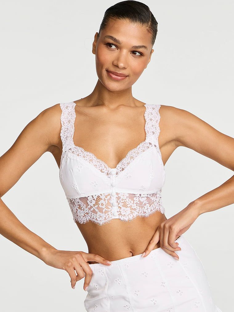 Dream Angels Bralette s leptirima i rupicama za vezanje