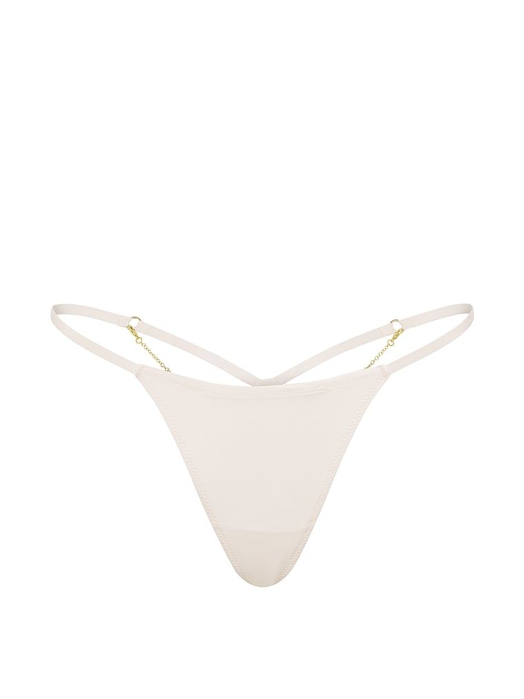 Tanga s lančićem na leđima Charm. Proizvod je bijele boje i dolazi iz kolekcije Very Sexy.