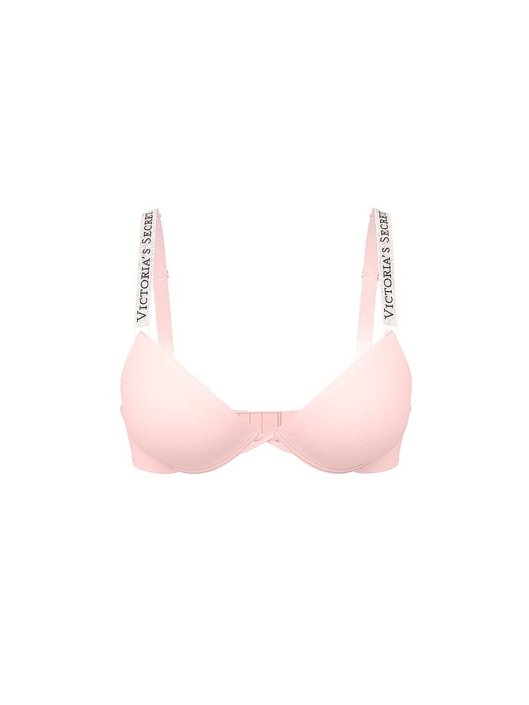 Push-up grudnjak za povećanje veličine 2 veličine Bombshell sjajni naramenice. Proizvod je ružičaste boje i dolazi iz kolekcije Very Sexy.