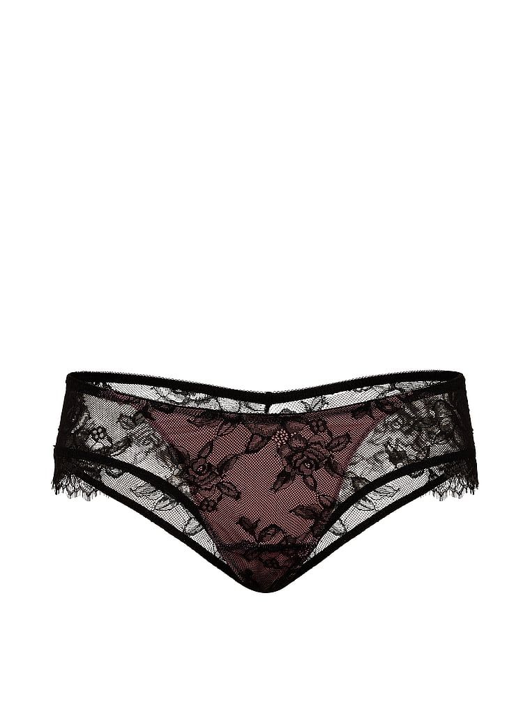 Nanesite Cheeky čipkaste gaćice. Proizvod je ružičaste boje i dolazi iz kolekcije Very Sexy.