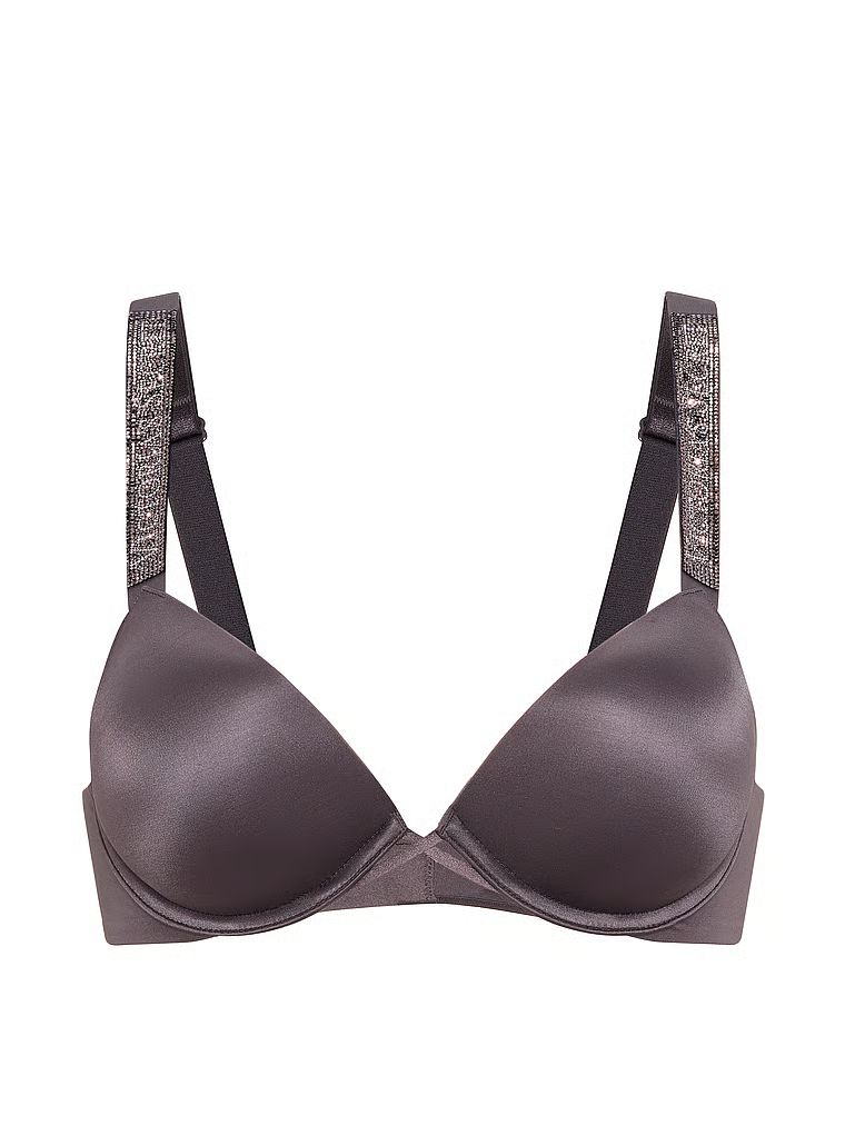 Push-up grudnjak Shine Strap. Proizvod je sive boje i dolazi iz kolekcije Very Sexy.