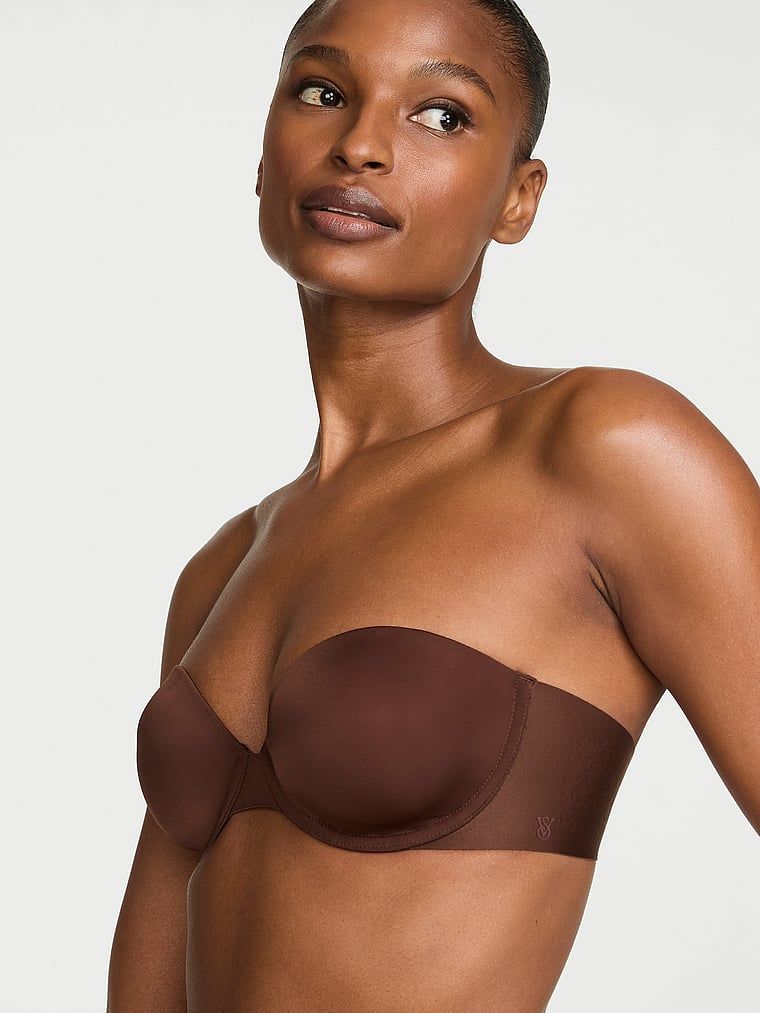 Invisible by Victoria's Secret Lagano podstavljeni grudnjak bez naramenica