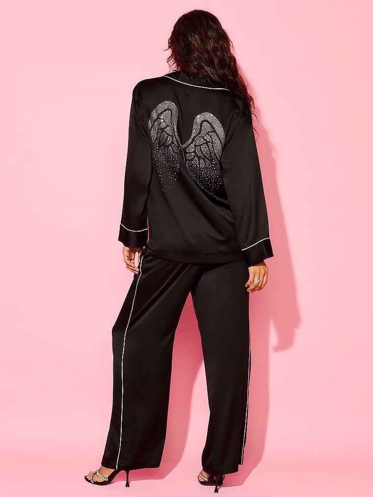 Victoria's Secret Prepoznatljivi komplet duge satenske pidžame VSFS '26
