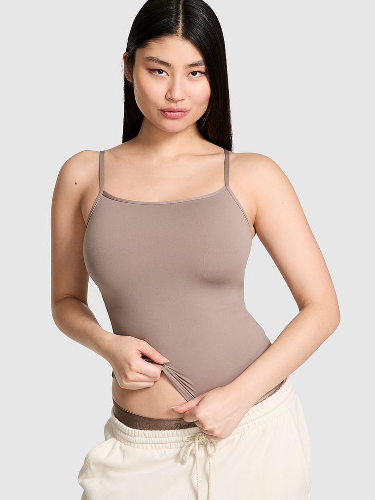 PINK PINK Base Stretch cami top