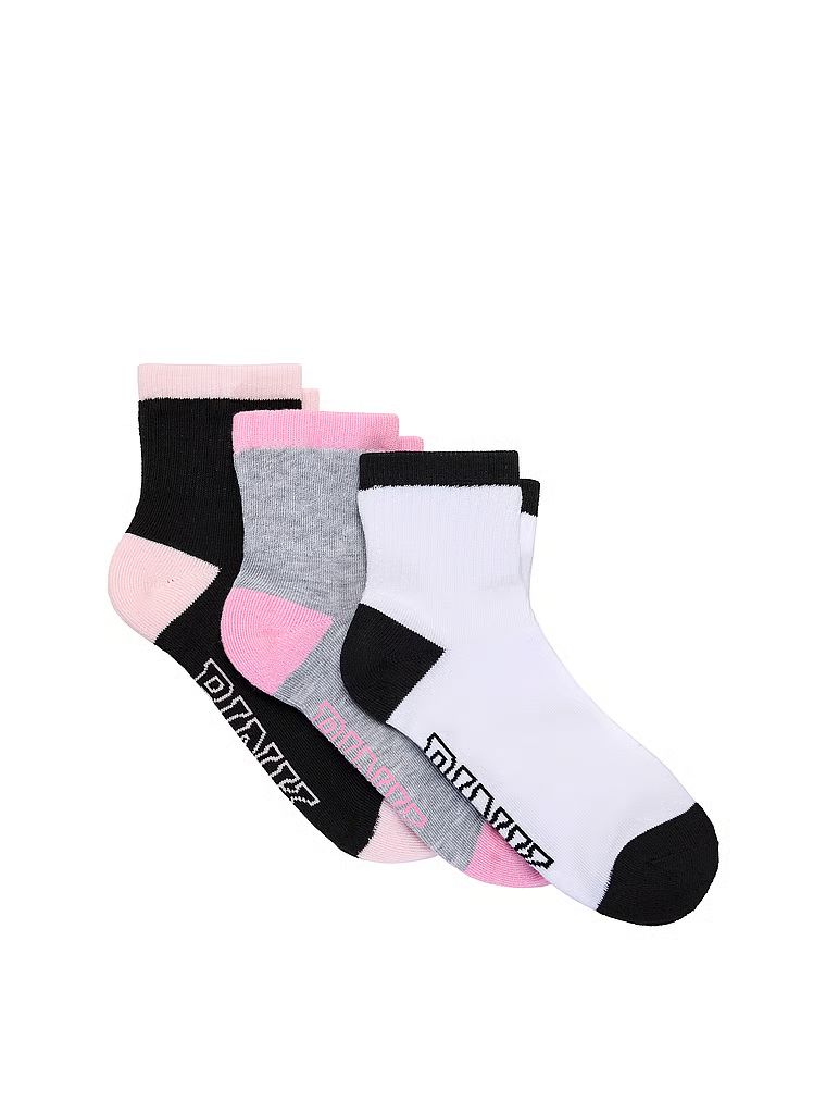PINK Quarter čarape, pakiranje od 3 para